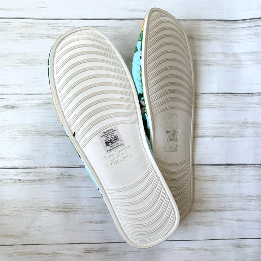 Vera Bradley Lemon Grove Travel Slippers - Picture 5 of 5